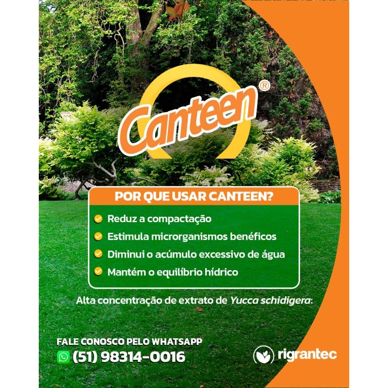 Canteen - Recupera solos secos, arenosos, compactados ou hidrofóbicos